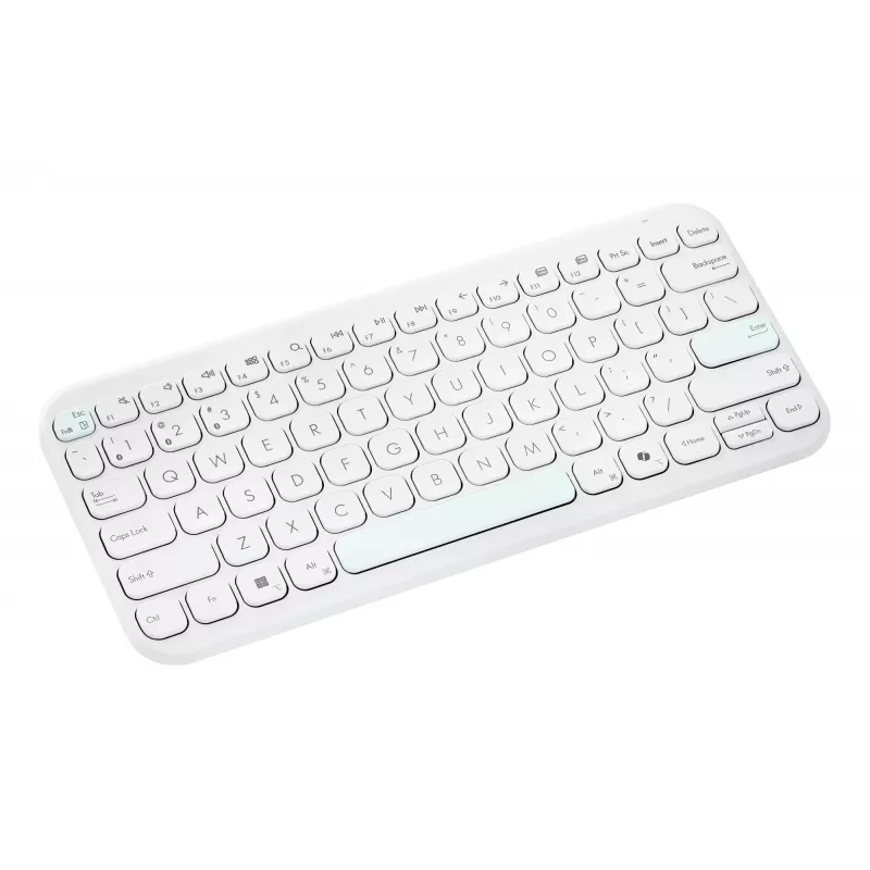 ASUS Marshmallow KW100 Draadloos toetsenbord, iriserend wit