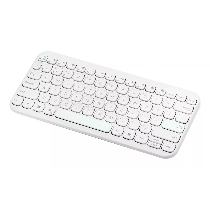ASUS Marshmallow KW100 Draadloos toetsenbord, iriserend wit
