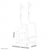 Neomounts CPU-W100 zwart CPU-houder - max. 10 kg - universeel