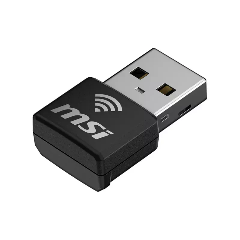 USB-adapter MSI AX1800 Nano WiFi USB 2.0 zwart