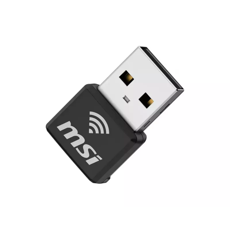 USB-adapter MSI AX1800 Nano WiFi USB 2.0 zwart