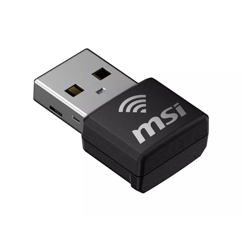USB-adapter MSI AX1800 Nano WiFi USB 2.0 zwart
