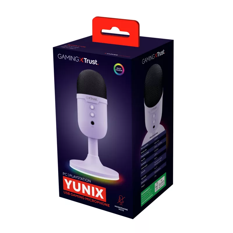 Trust GXT 234P Yunix lila tafelmicrofoon
