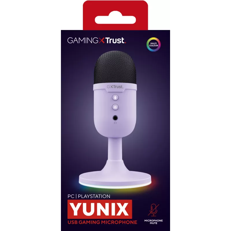 Trust GXT 234P Yunix lila tafelmicrofoon
