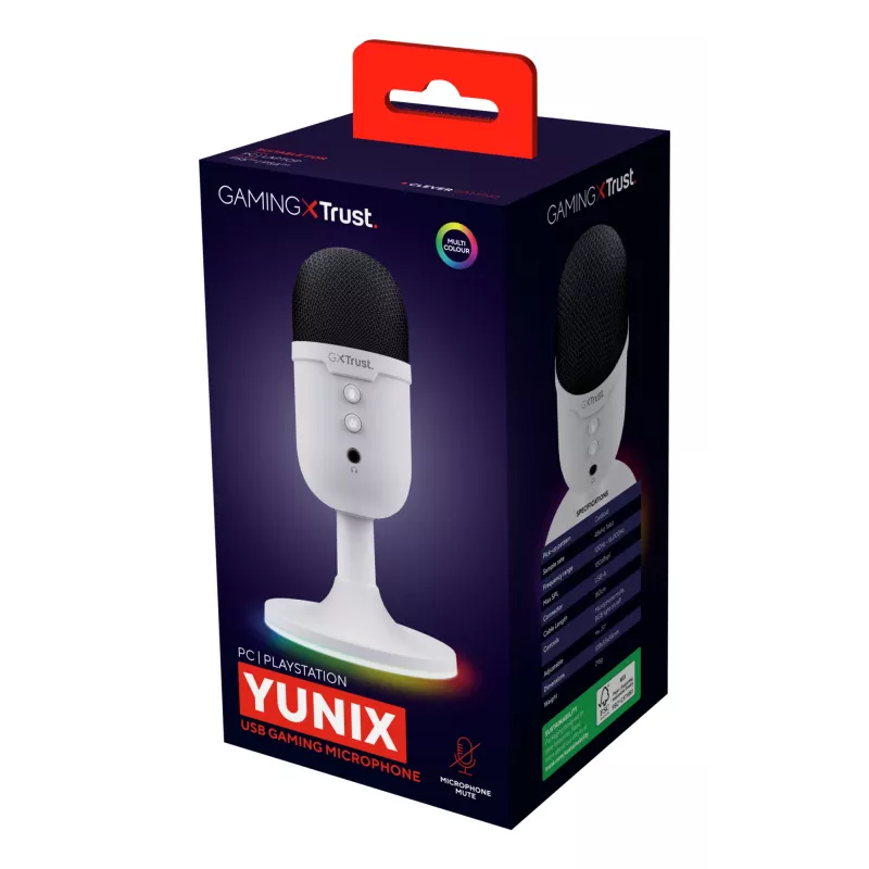 Trust GXT 234P Yunix wit tafelmicrofoon