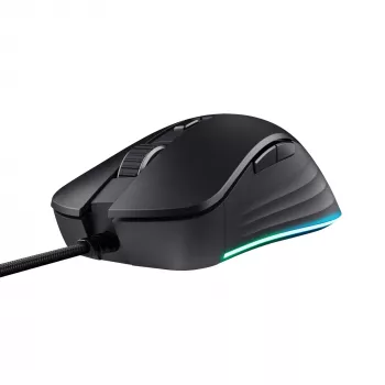 Trust GXT924 YBAR+ gamingmuis rechtshandig USB Type-A optisch 25600 DPI