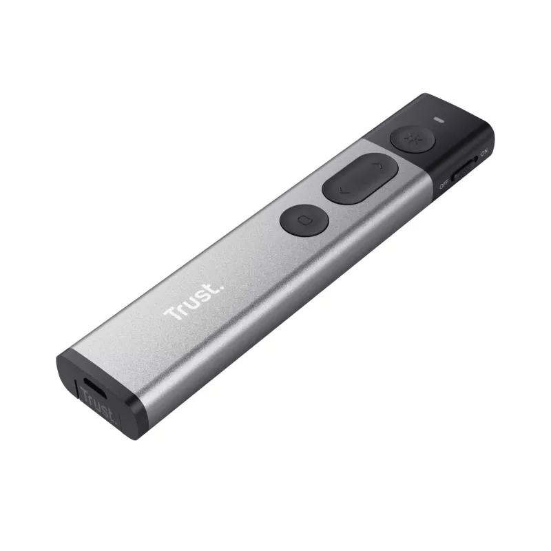 Trust Kazun draadloze presenter RF aluminium, zwart