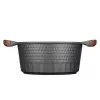 Resto Kitchenware Capella 4,6 L ronde zwart hout