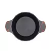 Resto Kitchenware Capella 4,6 L ronde zwart hout