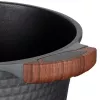 Resto Kitchenware Capella 4,6 L ronde zwart hout