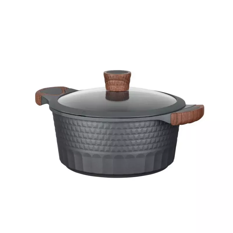 Resto Kitchenware Capella 4,6 L ronde zwart hout