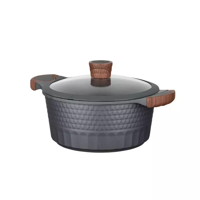 Resto Kitchenware Capella 4,6 L ronde zwart hout