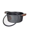 Resto Kitchenware Capella 4,6 L ronde zwart hout