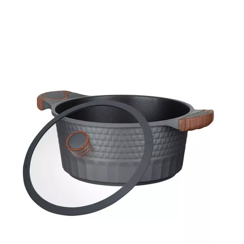 Resto Kitchenware Capella 4,6 L ronde zwart hout