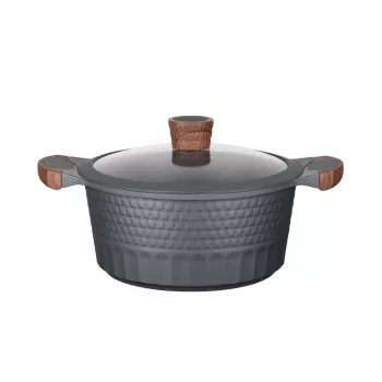 Resto Kitchenware Capella 4,6 L ronde zwart hout