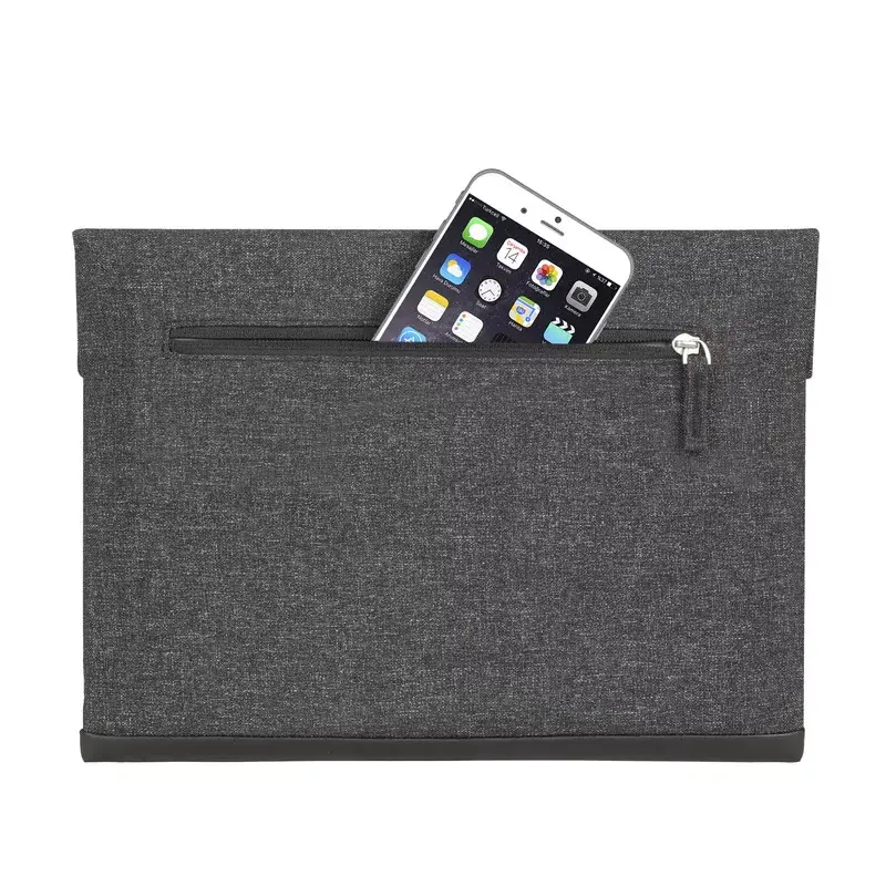 Sleeve-tas Rivacase 8803 zwart MELANGE