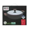 Resto Kitchenware 93906 multipan, zwart aluminium, 4,1 l, 28 cm