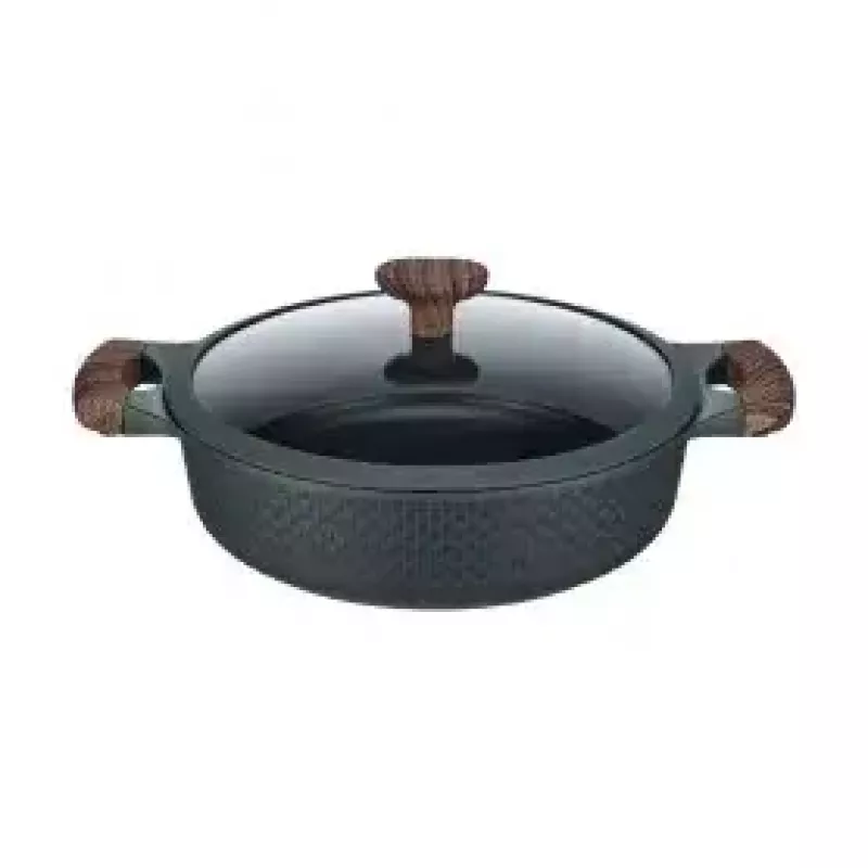 Resto Kitchenware 93906 multipan, zwart aluminium, 4,1 l, 28 cm