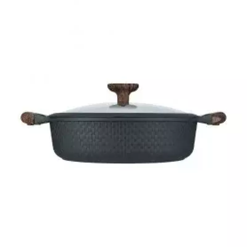 Resto Kitchenware 93906 multipan, zwart aluminium, 4,1 l, 28 cm