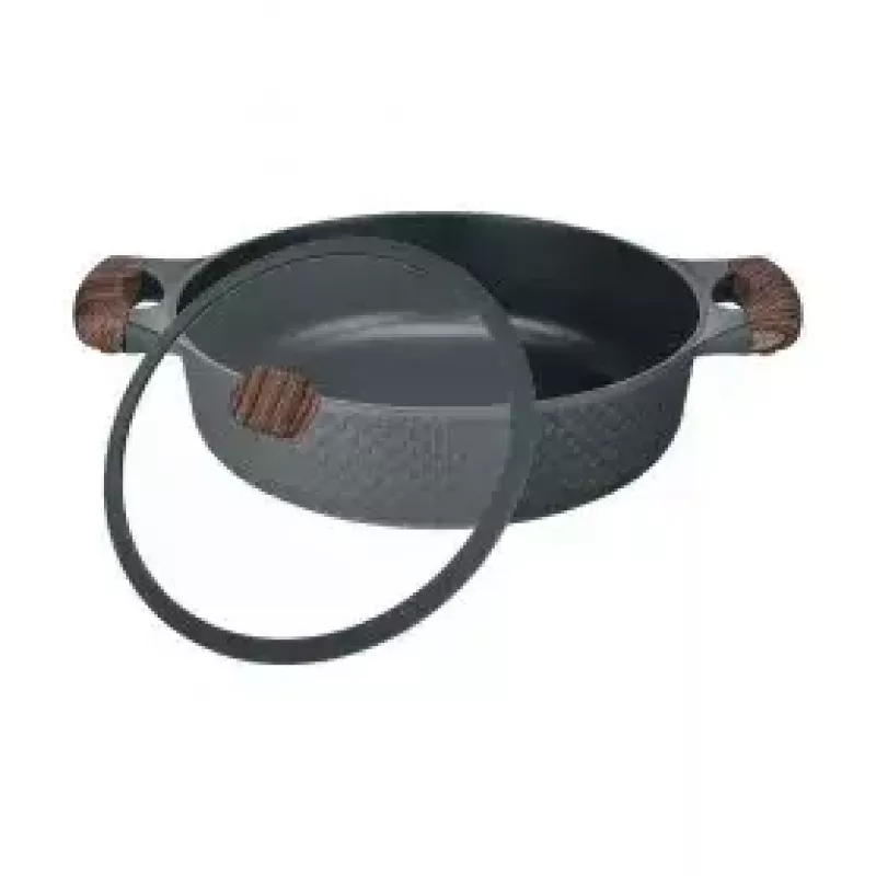 Resto Kitchenware 93906 multipan, zwart aluminium, 4,1 l, 28 cm
