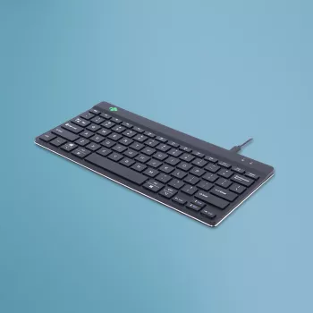 R-Go Tools ergonomisch toetsenbord R-Go Compact Break, compact toetsenbord met pauzesoftware, QWERTY (US), bedraad, zwart