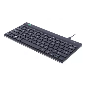R-Go Tools ergonomisch toetsenbord R-Go Compact Break, compact toetsenbord met pauzesoftware, QWERTY (US), bedraad, zwart