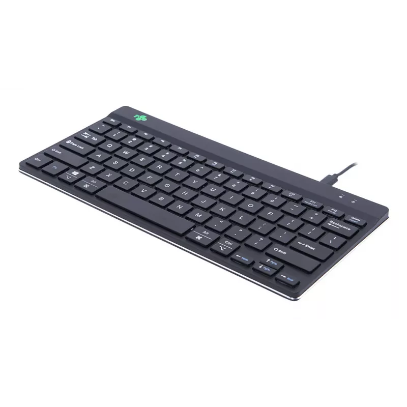 R-Go Tools ergonomisch toetsenbord R-Go Compact Break, compact toetsenbord met pauzesoftware, QWERTY (US), bedraad, zwart
