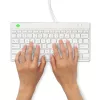 R-Go Tools ergonomisch toetsenbord R-Go Compact Break, compact toetsenbord met pauzesoftware, QWERTY (US), bedraad, wit
