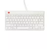 R-Go Tools ergonomisch toetsenbord R-Go Compact Break, compact toetsenbord met pauzesoftware, QWERTY (US), bedraad, wit
