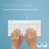 R-Go Tools ergonomisch toetsenbord R-Go Compact Break, compact toetsenbord met pauzesoftware, QWERTY (US), bedraad, wit