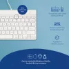 R-Go Tools ergonomisch toetsenbord R-Go Compact Break, compact toetsenbord met pauzesoftware, QWERTY (US), bedraad, wit