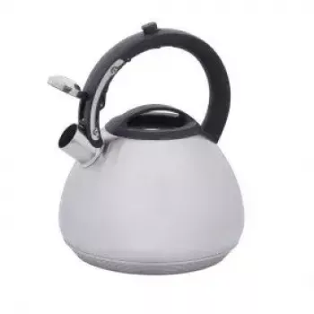 RESTO waterkoker 2,7 l 2200 W, grijze behuizing, zwarte greep