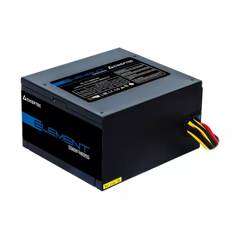 Chieftec ELP-600S voeding 600 W 20+4-polig ATX PS/2 zwart