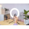LED-ringlamp Trust Maku+ zwart/groen 24881