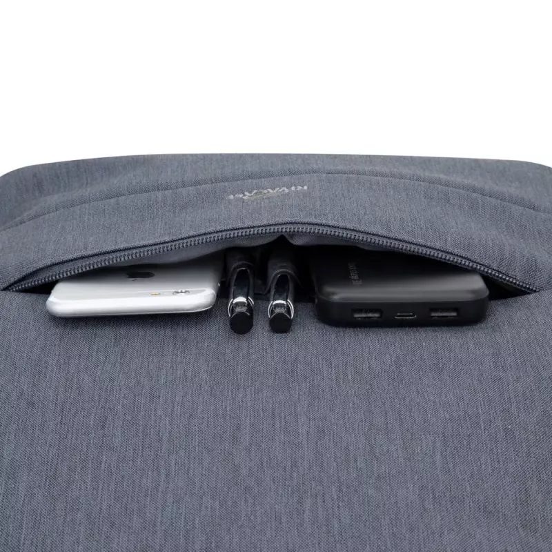 Rivacase 7562 antidiefstal laptoptas, 15,6 inch (39,6 cm), donkergrijs