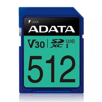 Flashgeheugen ADATA 512GB SDXC UHS-I Class 10 ASDX512GUI3V30S-R