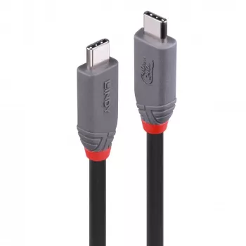 Lindy 1,5 m USB 4 240 W Type-C-kabel, Anthra Line