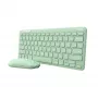 Trust Lyra 24942 draadloze toetsenbord-en-muisset, groen