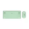 Trust Lyra 24942 draadloze toetsenbord-en-muisset, groen
