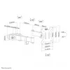 Neomounts FL40-450BL11 TV-mastmontagebeugel 17-32 inch - doorsn. 28-60 mm - Full-Motion