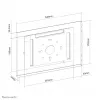 Neomounts wandhouder tablet-houder WL15-660WH1 maximale beeldschermgrootte 32,8 cm
