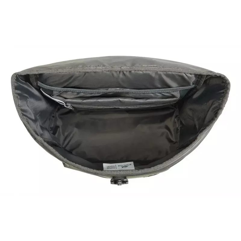 Reisrugzak Rivacase Eden olijf PU-leer polyester rPET 250x160x430mm