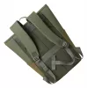 Reisrugzak Rivacase Eden olijf PU-leer polyester rPET 250x160x430mm