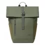 Reisrugzak Rivacase Eden olijf PU-leer polyester rPET 250x160x430mm