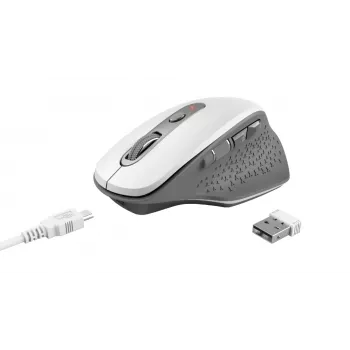 Trust Ozaa muis kantoor rechtshandig RF draadloos optisch 2400 DPI
