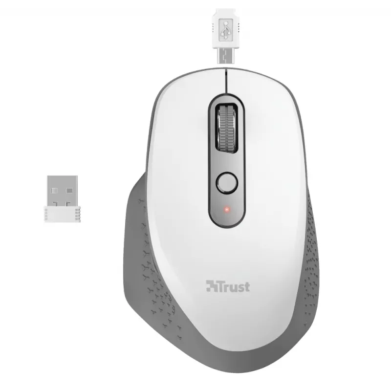 Trust Ozaa muis kantoor rechtshandig RF draadloos optisch 2400 DPI
