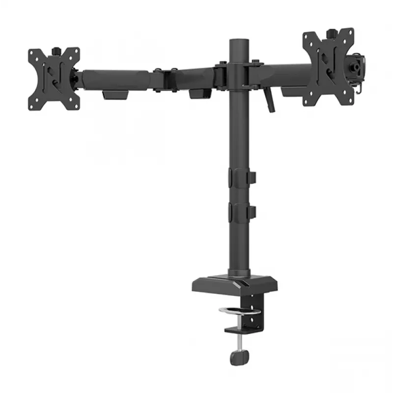 Neomounts DS60-600BL2 monitorarm 10-32 inch - snelbevestiging - 180°-aanslag