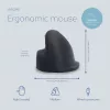 R-Go Tools ergonomische muis R-Go HE Break met Break-software, medium (handgrootte 165-185 mm), rechtshandig, bedraad, zwart