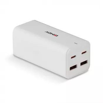 Oplader Lindy 100W 4-poorts USB Type-A & C GaN-oplader indoor AC universeel