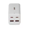 Oplader Lindy 100W 4-poorts USB Type-A & C GaN-oplader indoor AC universeel